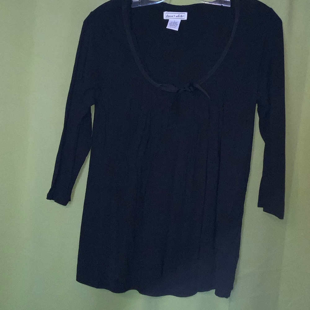 Dean & white Blouse with Bow Detail